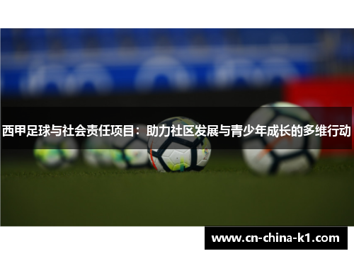 西甲足球与社会责任项目：助力社区发展与青少年成长的多维行动